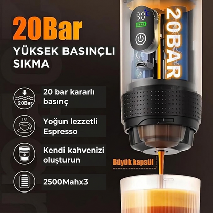 Taşınabilir Espresso Makinesi