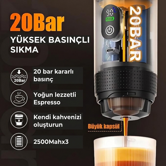 Taşınabilir Espresso Makinesi