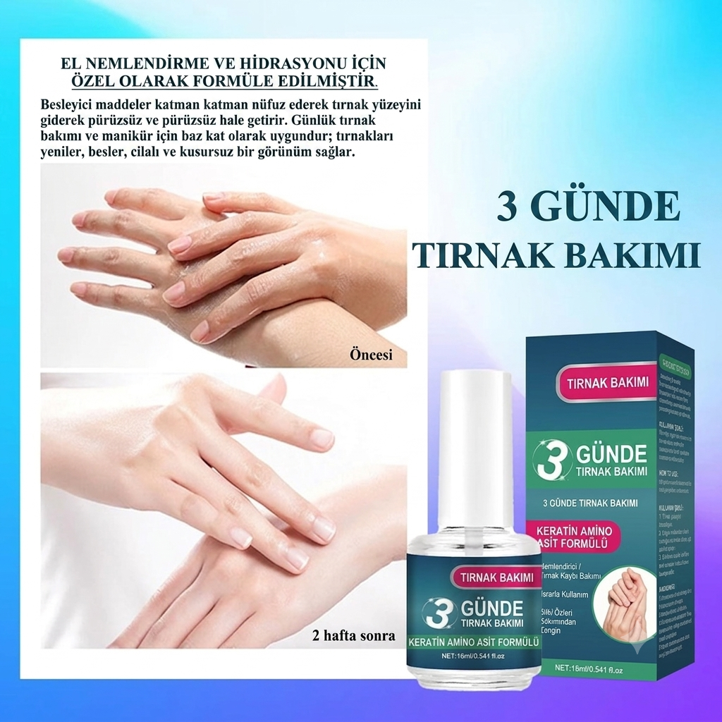 tırnak bakım serumu